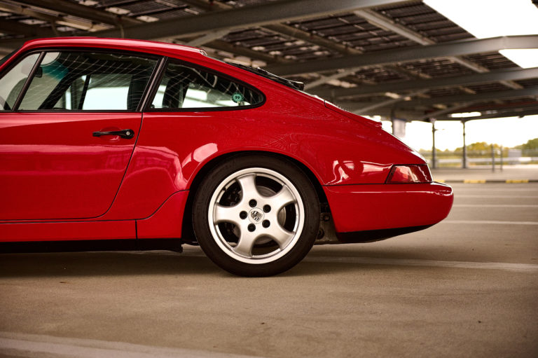 Wiel linksachter Porsche 964